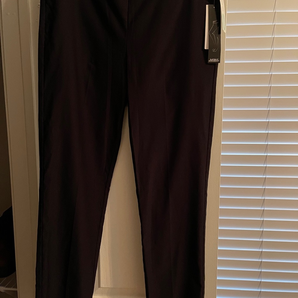 Tribal Straight Leg Black Trousers